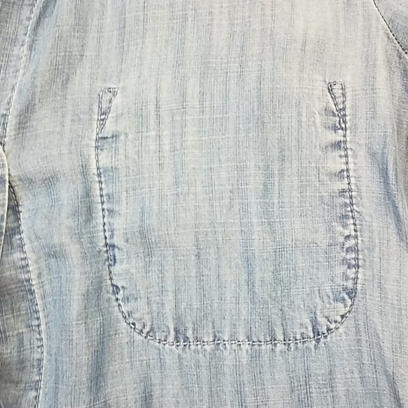 Cloth & Stone Denim 3/4 Sleeve Shirt - Picture 3 of 7
